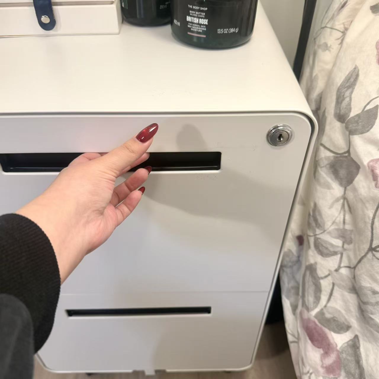 The interaction of opening a drawer