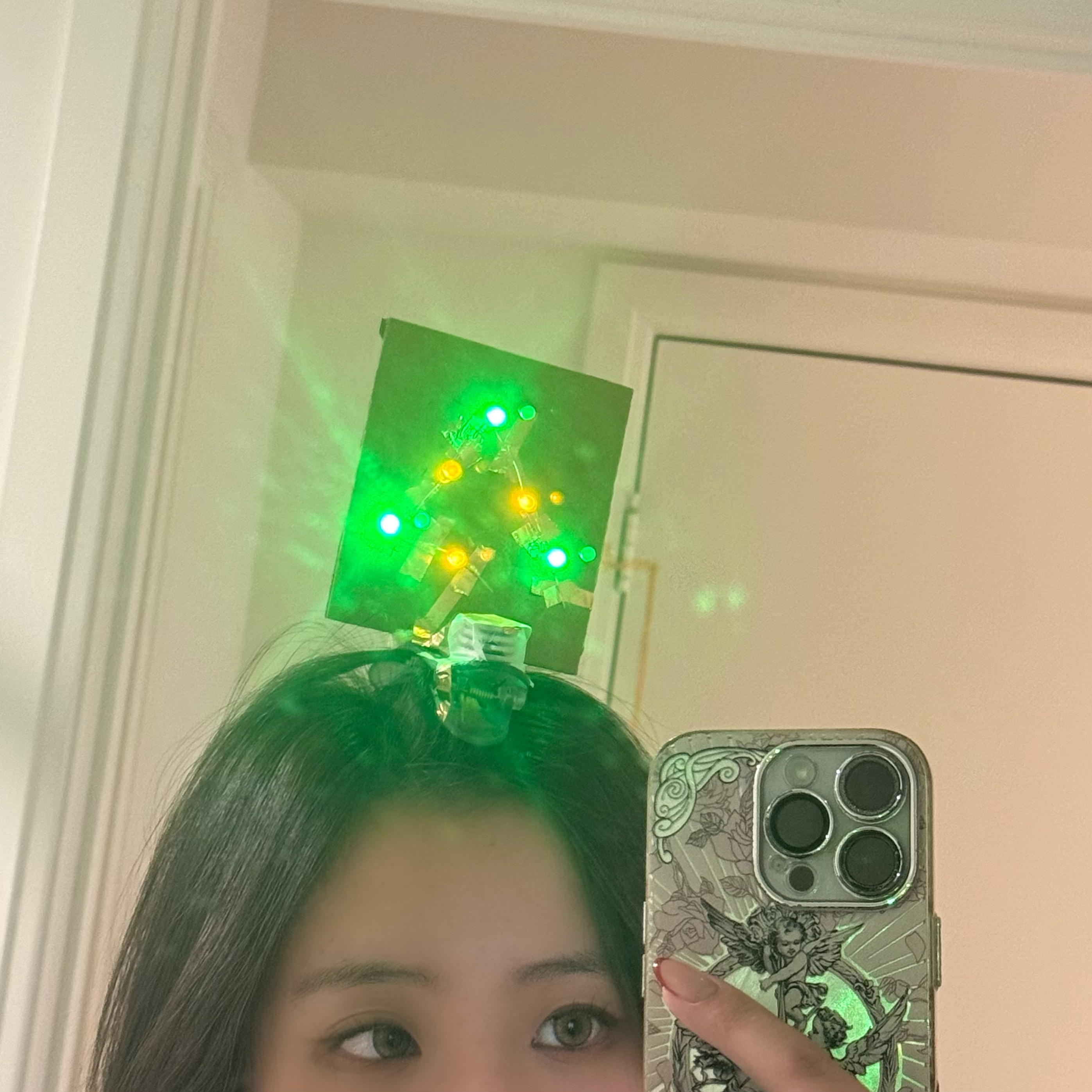 How does it looks when putting on the head