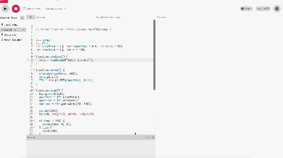 Learning from tutorial video: https://www.youtube.com/watch?v=8O5aCwdopLo. <br> Here is the link, it might required some time to load:https://editor.p5js.org/talia-xu0017/full/1CfoY7lbS