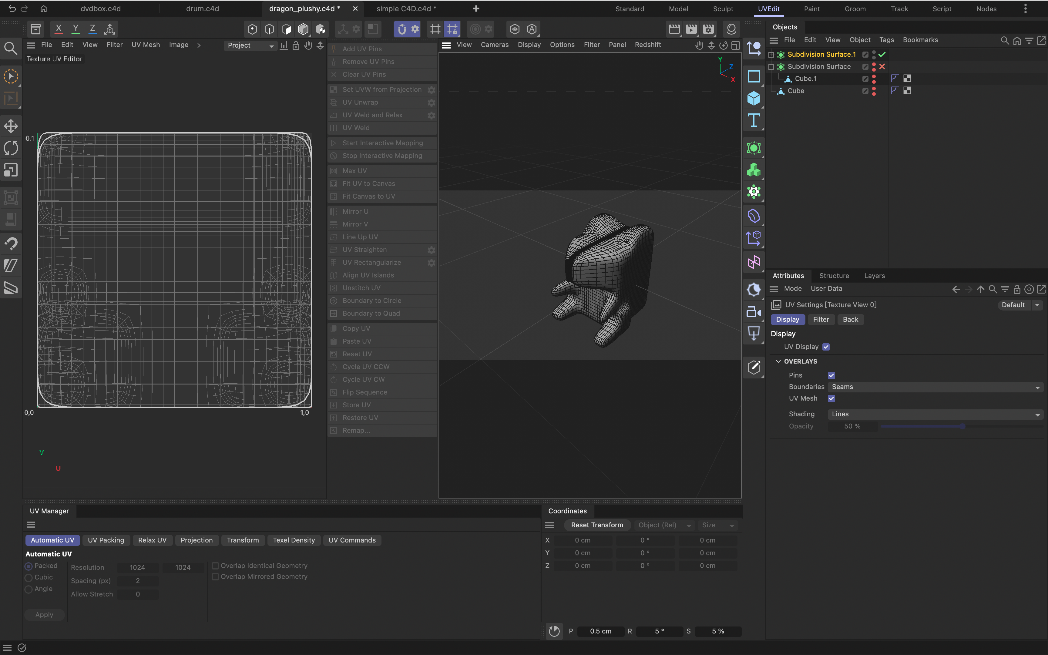 This is what I did follow by the tutorial video 6 for the plushy