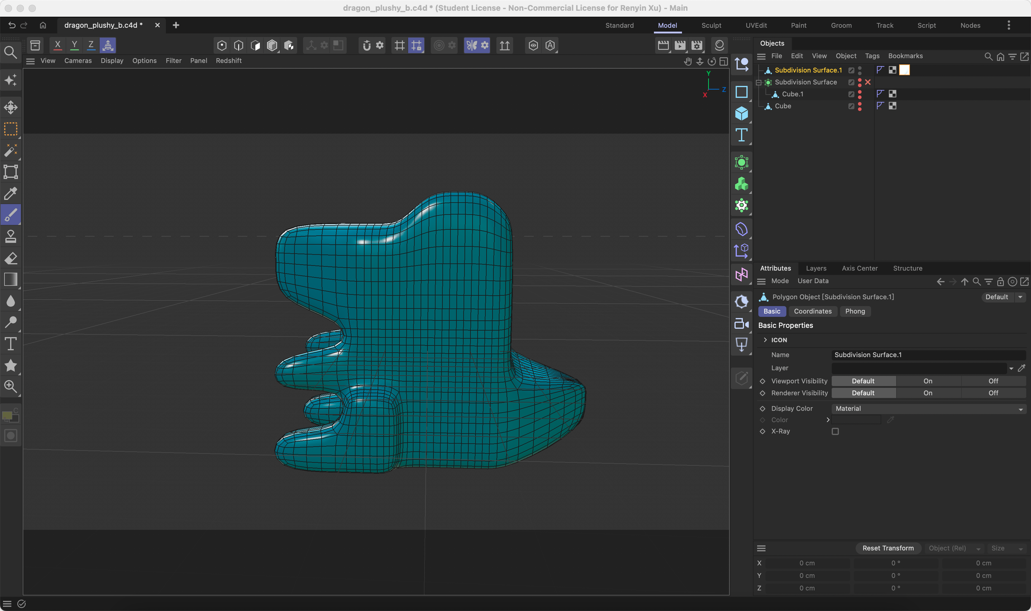 This is what I did follow by the tutorial video 6 for the plushy
