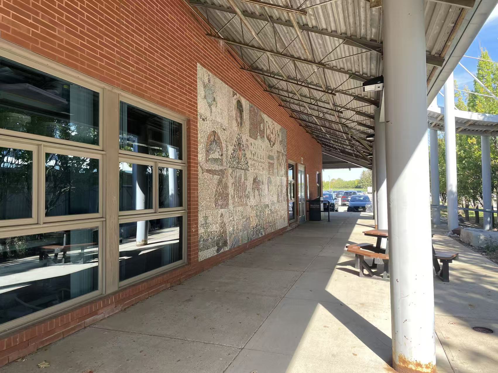 This is an image of an exterior place that is located outside of AA wings in Sheridan