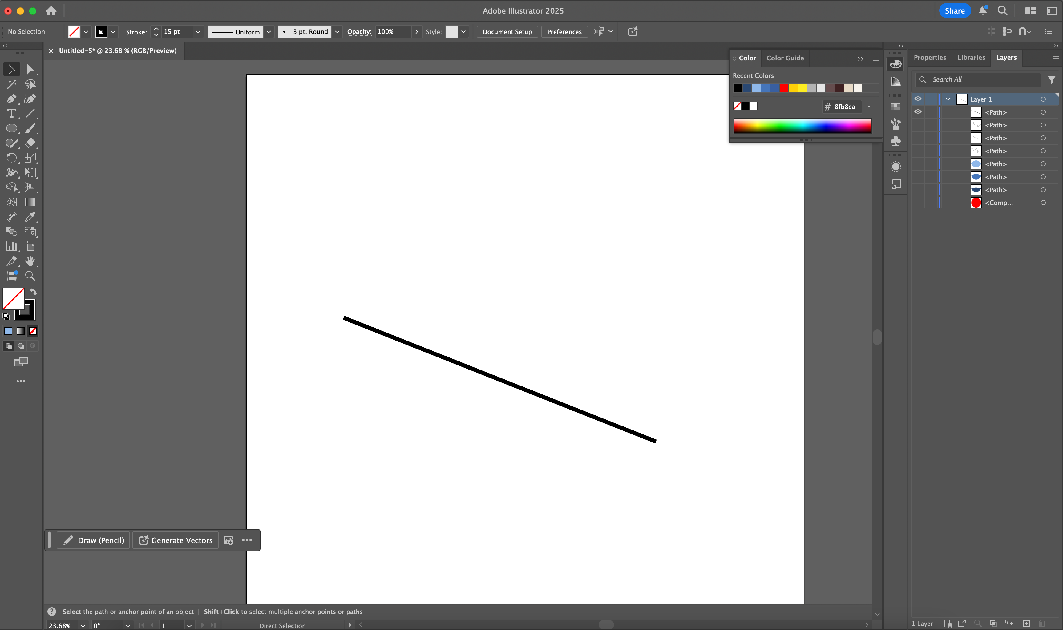 Making stressfulness level 4 in illustrator then copy it to Photoshop and export from there