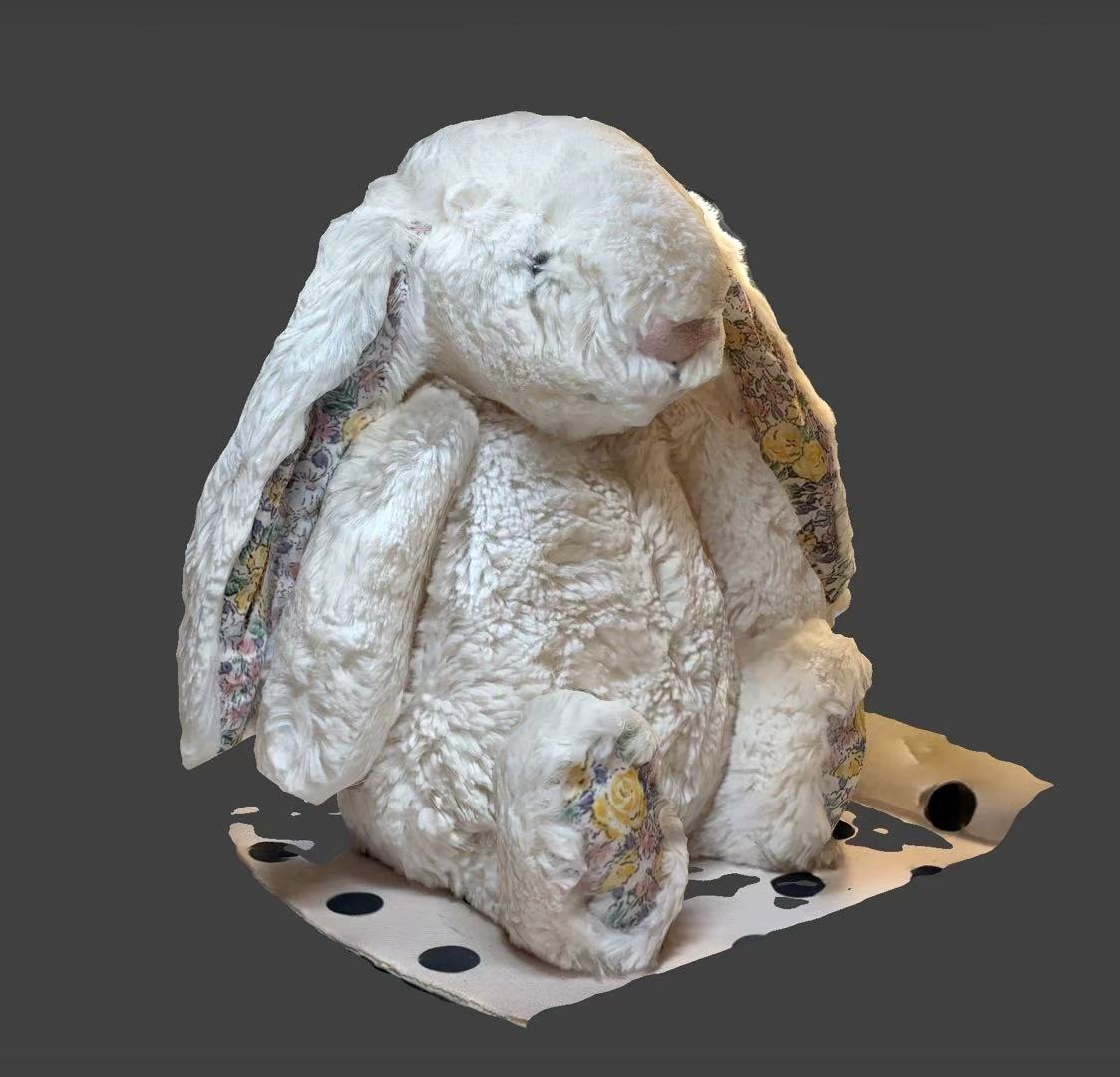This is my second object, a bunny plushy
