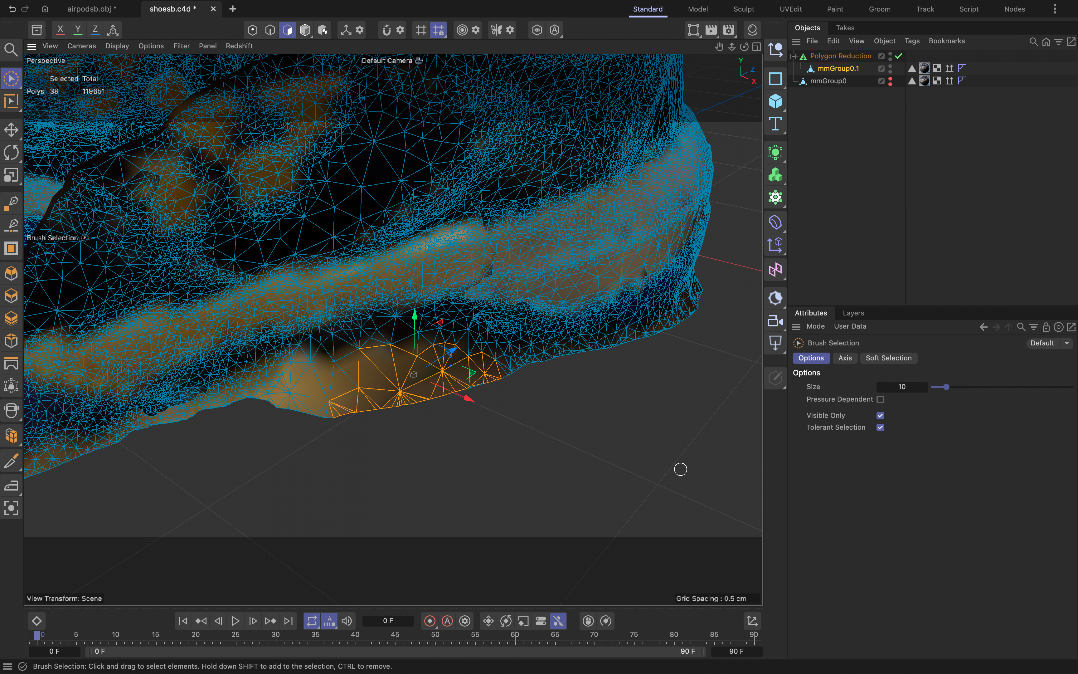 Cleaning my polygons and move it a bit